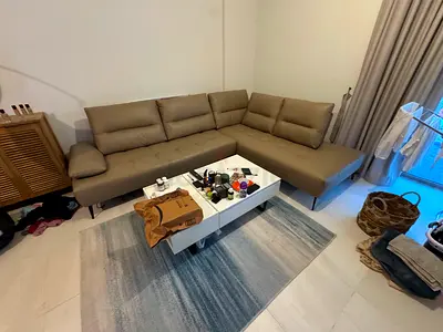 Perfect Like new Home Center L Shape Sofa