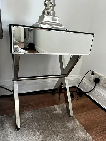 Set of 2 Mirror nightstand Marina Homes