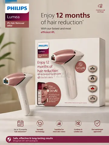 ✨ Philips Lumea IPL 9900 – Hair Removal System