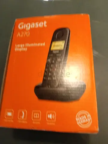 Gigaset A270 Cordless Landline Phone - Boxed, Good Condition