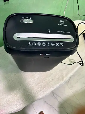 Empire paper shredder or cutter machine 15Liters upto 6 papers once