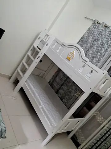 Brand new wooden bunk beds available.