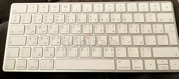 Apple magic keyboard  2 wireless  A1466 Arabic /English almost new,