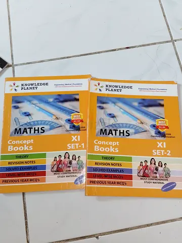 Knowledge Planet Maths Concept Books XI Set-1 & Set-2 (Pair)