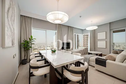 High Floor | Fully Furnished | 3BR+maid Apartment
