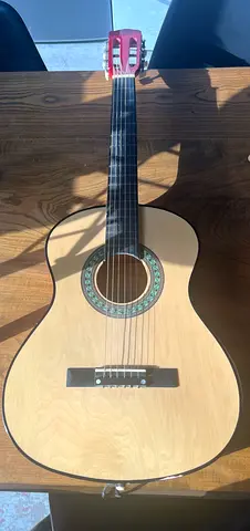 Classical Acoustic Guitar with Natural Finish