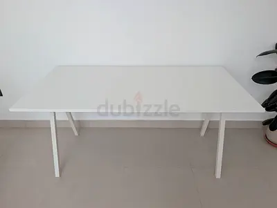 IKEA TROTTEN Desk. White. 160cm Long x 80cm Deep x 75cm Tall