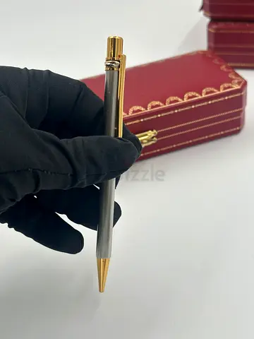 Elegant Gold & Silver Ballpoint Pen with Box carteir
