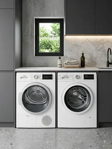 Bosch Series 6 9kg Washer & 9kg Dryer Set – Separate Units | Premium German Quality