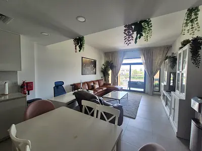 Furnished One Bedroom // Laundry Room // With Balcony