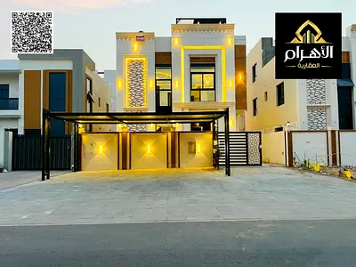 Villa for sale in Ajman, prime location next to a mosque, all services ready for occupancy including electricity, water, air conditioning, and registr