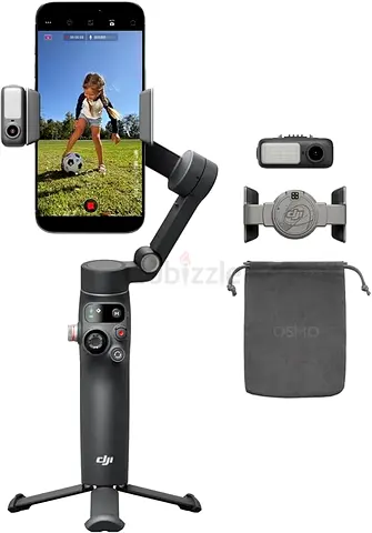 DJI Osmo Mobile Smartphone Gimbal with Accessories (Tripod & Mounts)