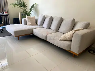 L shape West elm Newport L shape sofa