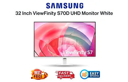 Samsung 32" ViewFinity S70D 4K Monitor - Original Box, Accessories - FREE DELIVERY, WARRANTY