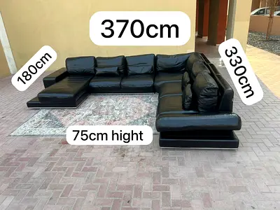 Marina home U Shape sofa original leather