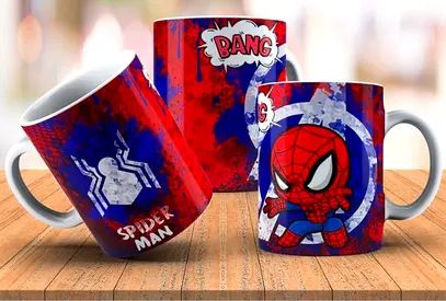 Spiderman customize mug print on your own personalized idias