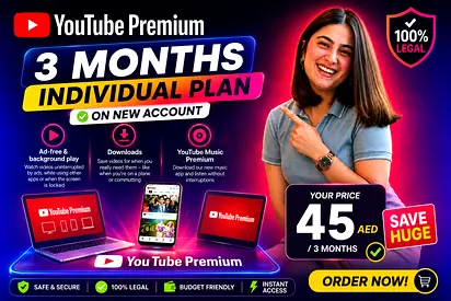 YouTube Premium – 3 Months | Ad-Free Video Music | Official Access