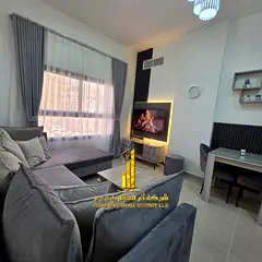 Luxurious apartment, one bedroom and a hall open view, fully furnished New with elegant furnishings 