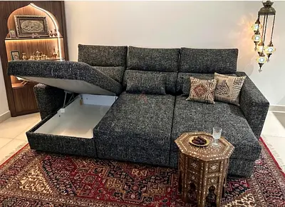 Stylish Corner Sofa Bed
Perfect for modern homes. Comfortable cushions, spacious sleeping area and