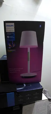 Philips Hue White & Color Ambiance Go Portable Table Lamp - White
