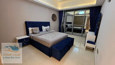 🔥 **Furnished One-Bedroom Apartment for Monthly Rent – ​​Gulf Tower | Ajman** 🔥 ✨ **VIP Furnishi