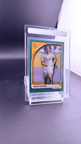Real Madrid Dean Huijsen Panini Adrenalyn Sticker/Card in Hard Case