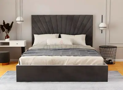 Brand New Queen size bed with mattress storage bed Queen bed strong