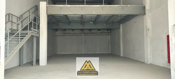 A spacious warehouse with a practical layout across the ground floor and mezzanine,