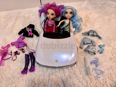 Rainbow High Colour Changing Car with Dolls