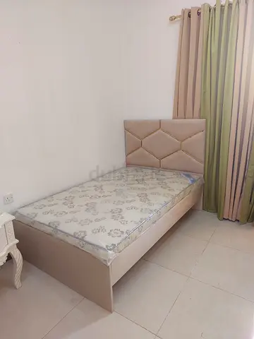 Single Bed Frame with Headboard and Mattress - Good quality