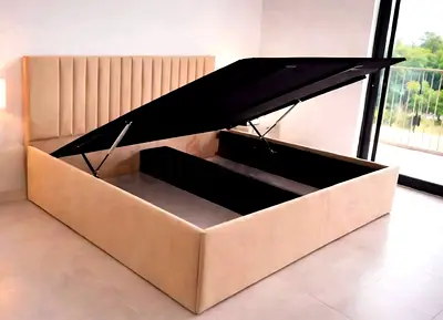 King Size Hydraulic Storage Bed Frame New For Sale