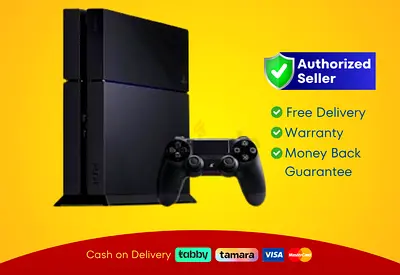 Sony PlayStation 4 - Fat - Black - 500GB | Brand New |  Warranty | FREE  Delivery