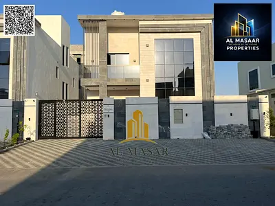 للايجار فيلا طابقين وروف 6غرف نوم ماستر بمنطقه العامرة عجمان جاهزة للسكن مباشرة