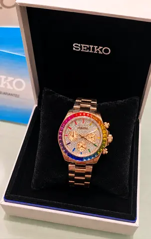 Seiko MOD Daytona Rainbow Premium Luxury Summer Watch