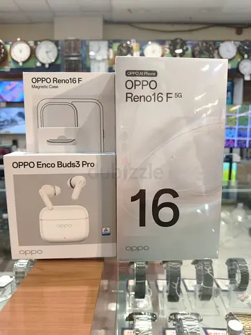 OPPO Reno16 F 5G with Enco Buds3 Pro + Magnetic Case - Brand New Boxed