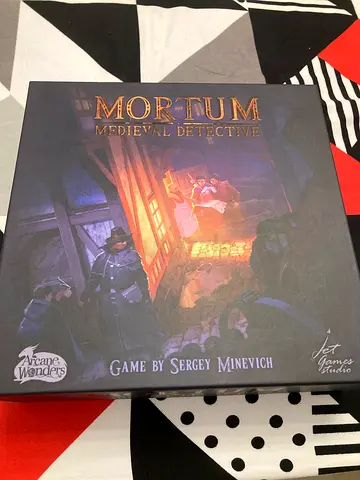 Mortum Medieval Detective board game (Like New)