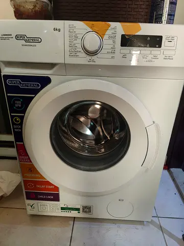 Super General 6kg Front Load Washing Machine
