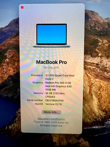 Macbook Pro 2017