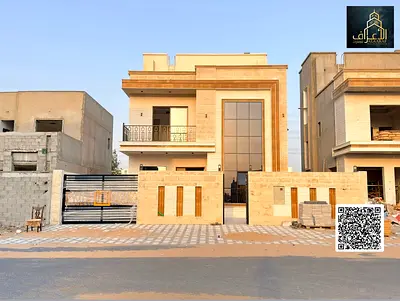 فيلا للبيع بعجمان تشطيب شخصي تكييف مركزي  شامل الرسوم