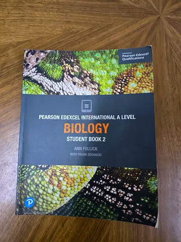 Edexcel IAL biology book 2 - 80 dhs