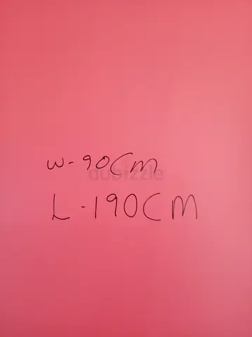 Used pink color plywood (single bed) 90 cm x190 cm and 18 mm thickness. Clean