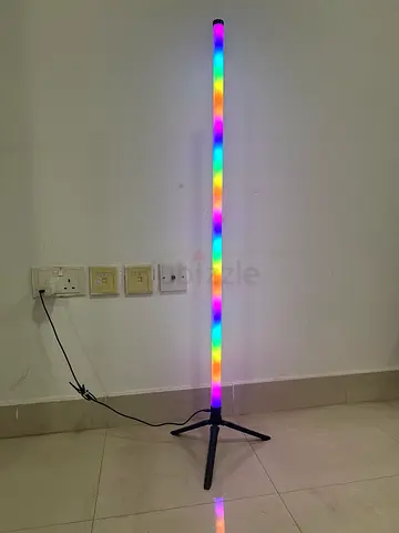 RGB LED Light Tube on Tripod - Mood/Studio Floor Lamp