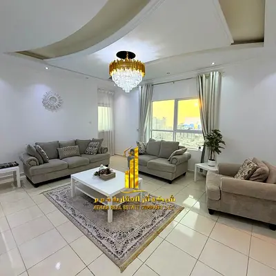 شقة فاخره ثاني ساكن غرفتين وصالة مع بلكونه.عجمان ابراج الاورينت.مفروشه بالكامل للإيجار الشهري. الايجار يشمل الفواتير والإنترنت وموقف