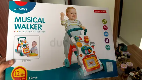 Juniors Musical Baby Walker - Light & Music, New in Box (12m+)
