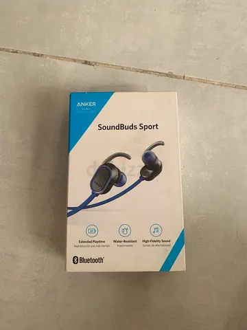 Anker SoundBuds Sport Bluetooth Earphones (In-box) - Blue