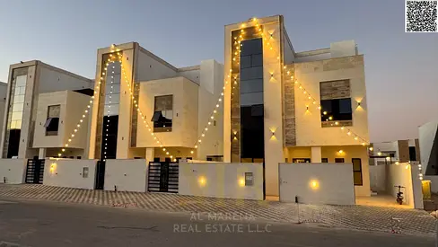 Al Haliyo 2 – Ajman | Two floors + roof | 6 master bedrooms | Registration and ownership fees included | Close to all services