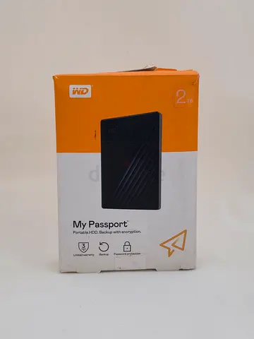WD My Passport 2TB External Hard Drive