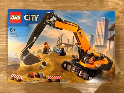 BARGAIN BRAND NEW LEGO 60420 CITY YELLOW CONSTRUCTION EXCAVATOR