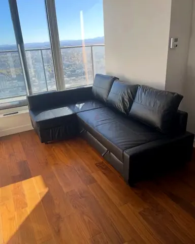 IKEA sofa bed with storage