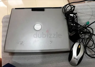 Dell Inspiron older laptop with charger and mouse - for parts or repair
